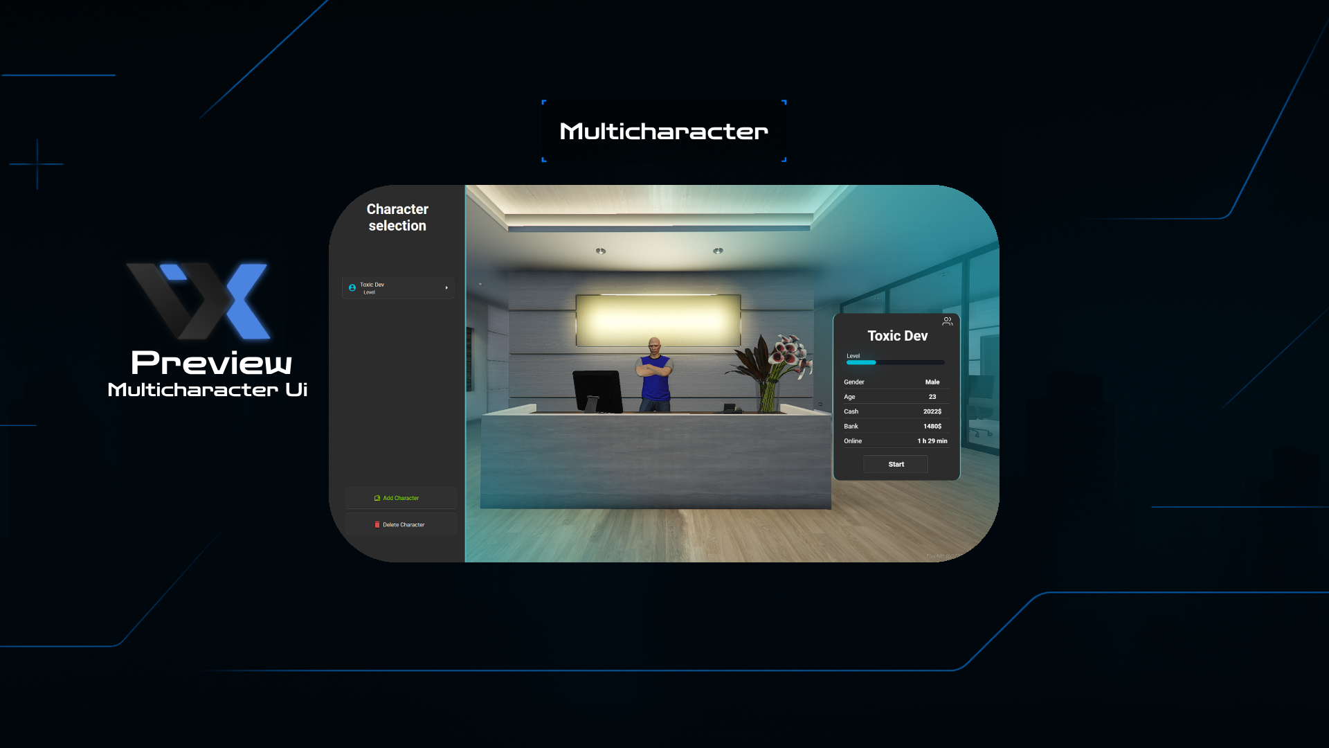 Qb-Multicharacter + Ui
